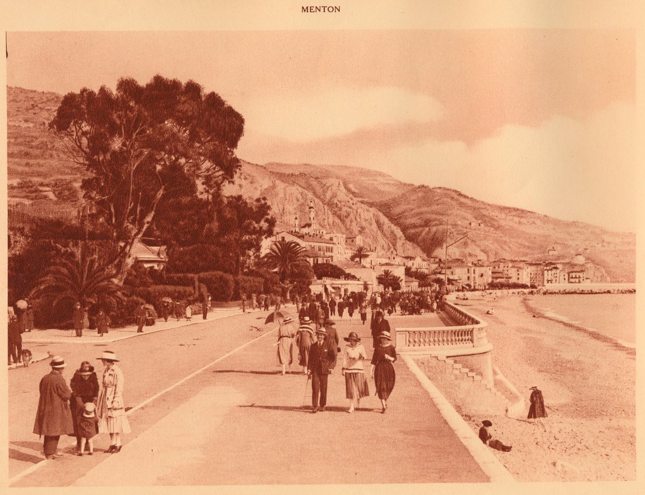 Promenade du Midi, Menton door Unbekannt