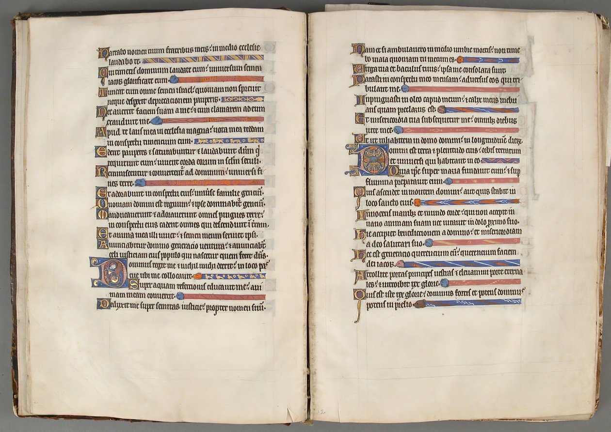 Psalter, 13e eeuw door Unbekannt