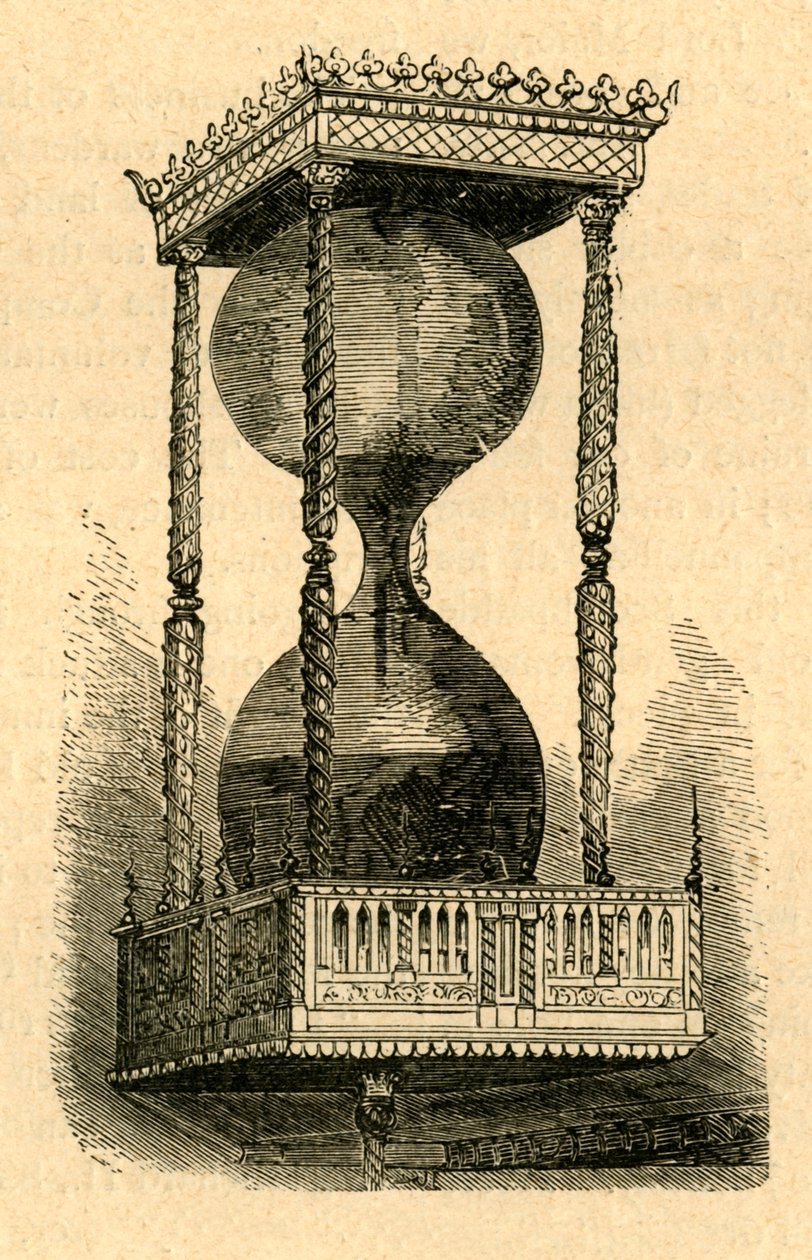 Preekstoel-zandloper, 1897 door Unbekannt