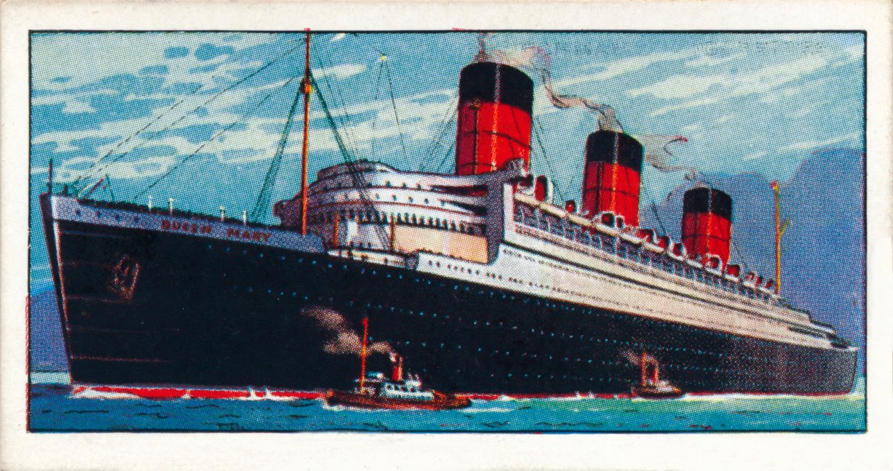 Q.S.T.S. Queen Mary, 1937 door Unbekannt