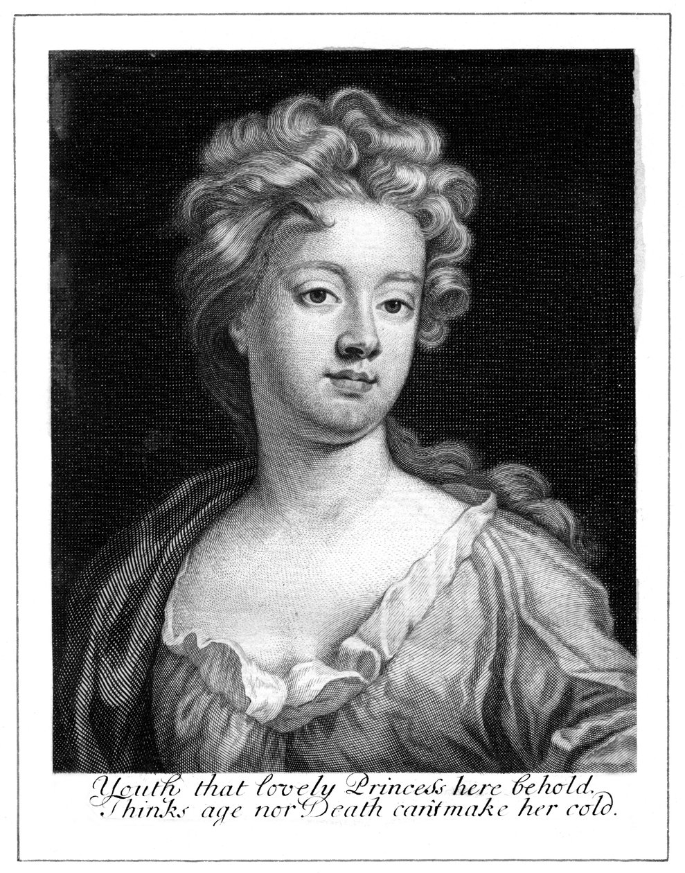 Koningin Anne 1665-1714 door Unbekannt
