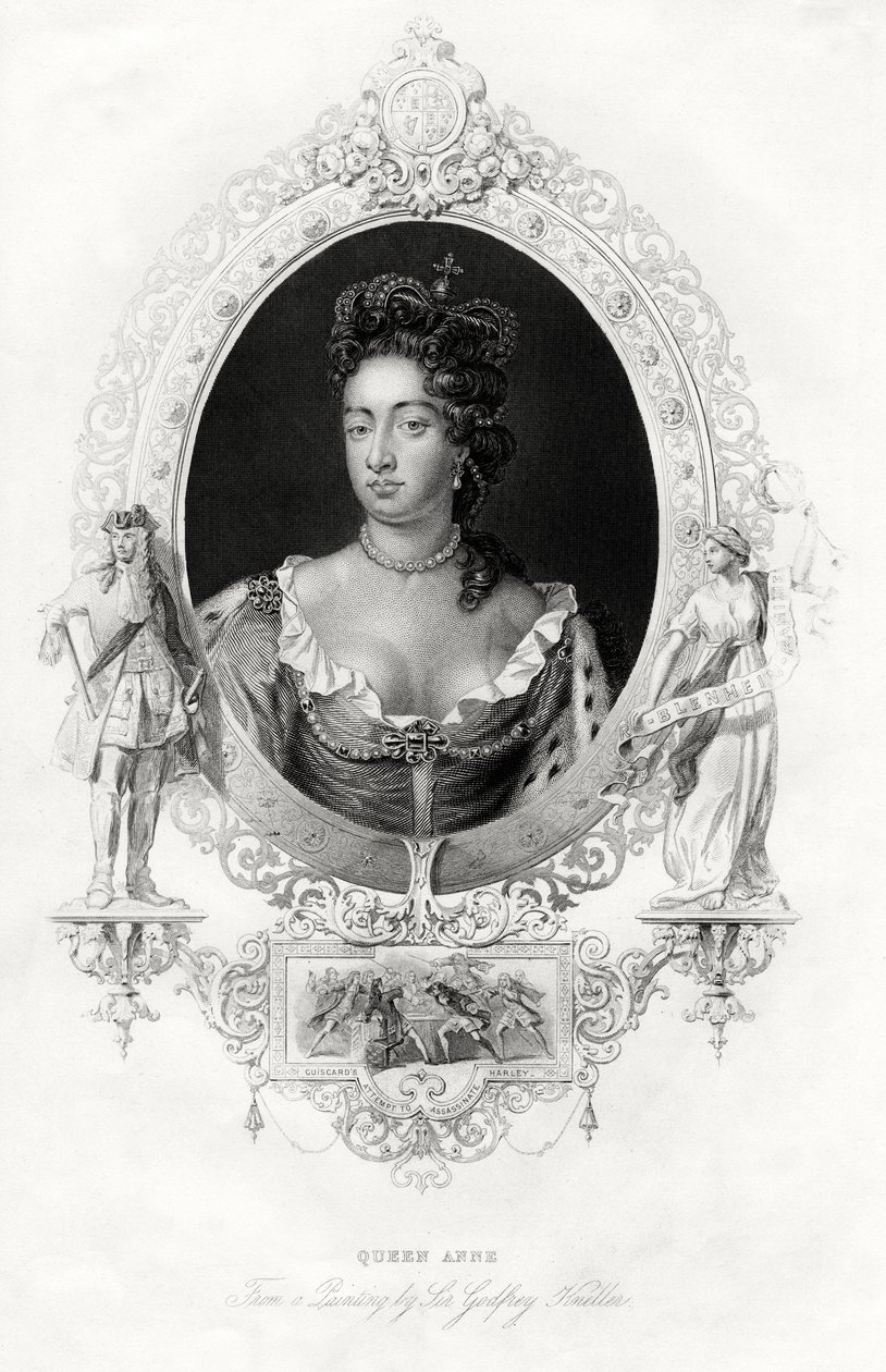 Koningin Anne, 1860 door Unbekannt