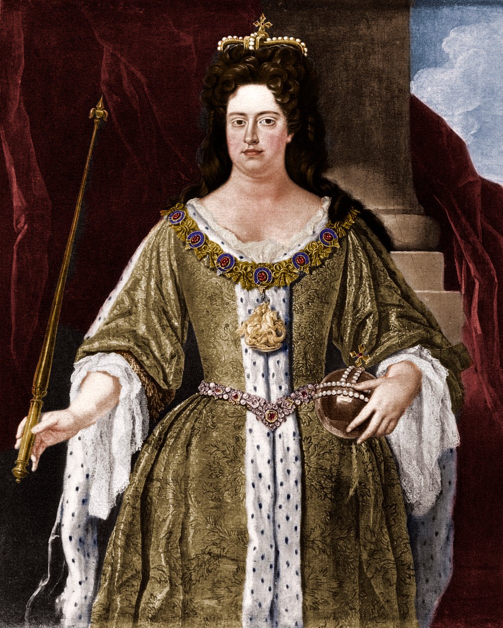 Koningin Anne, c1702 1906 door Unbekannt
