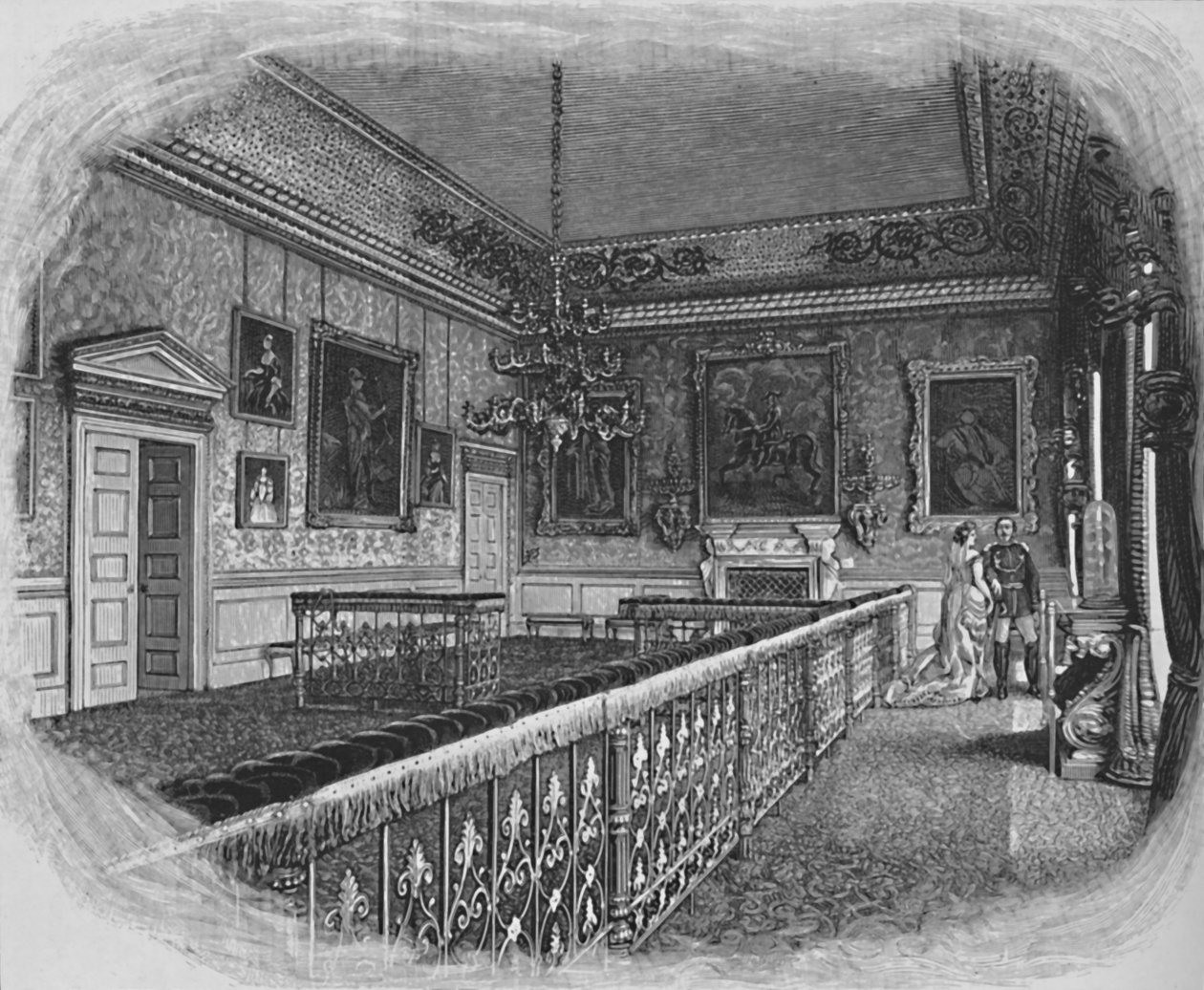 Kamer van koningin Anne, 1886 door Unbekannt