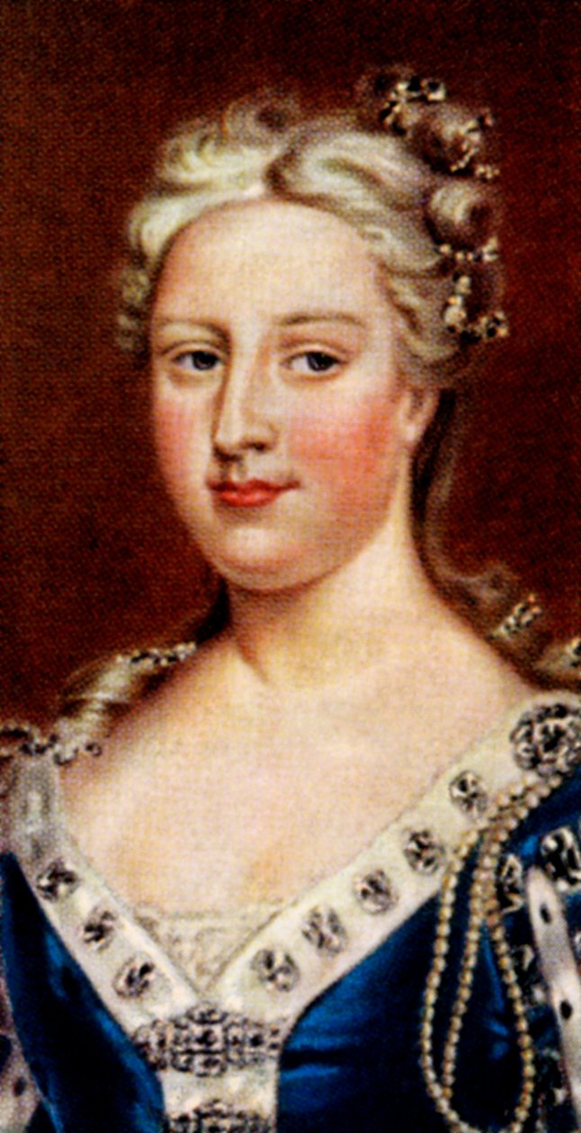 Koningin Caroline door Unbekannt