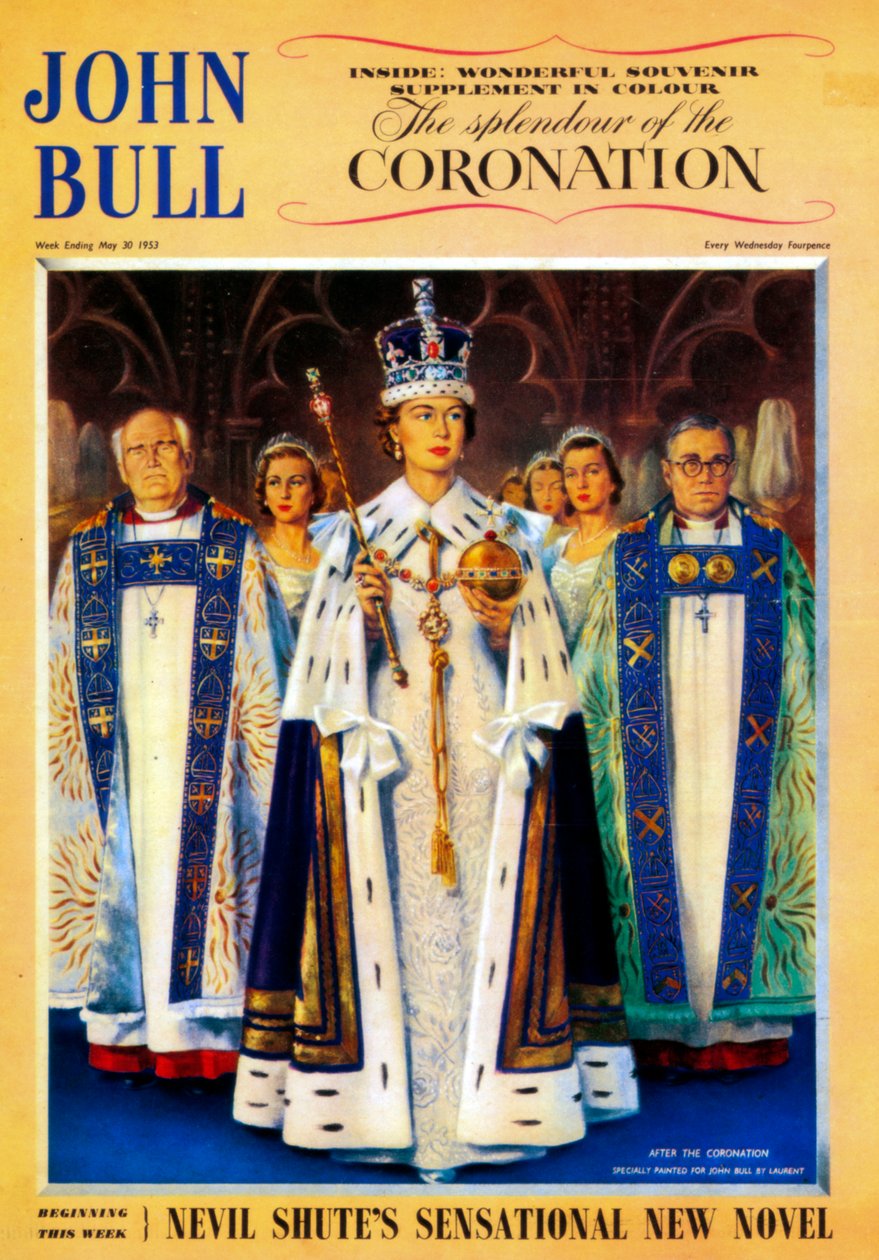 Koningin Elizabeth II geb. 1926, 1953 door Unbekannt