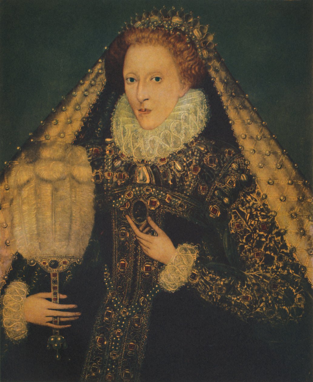 Koningin Elizabeth I door Unbekannt