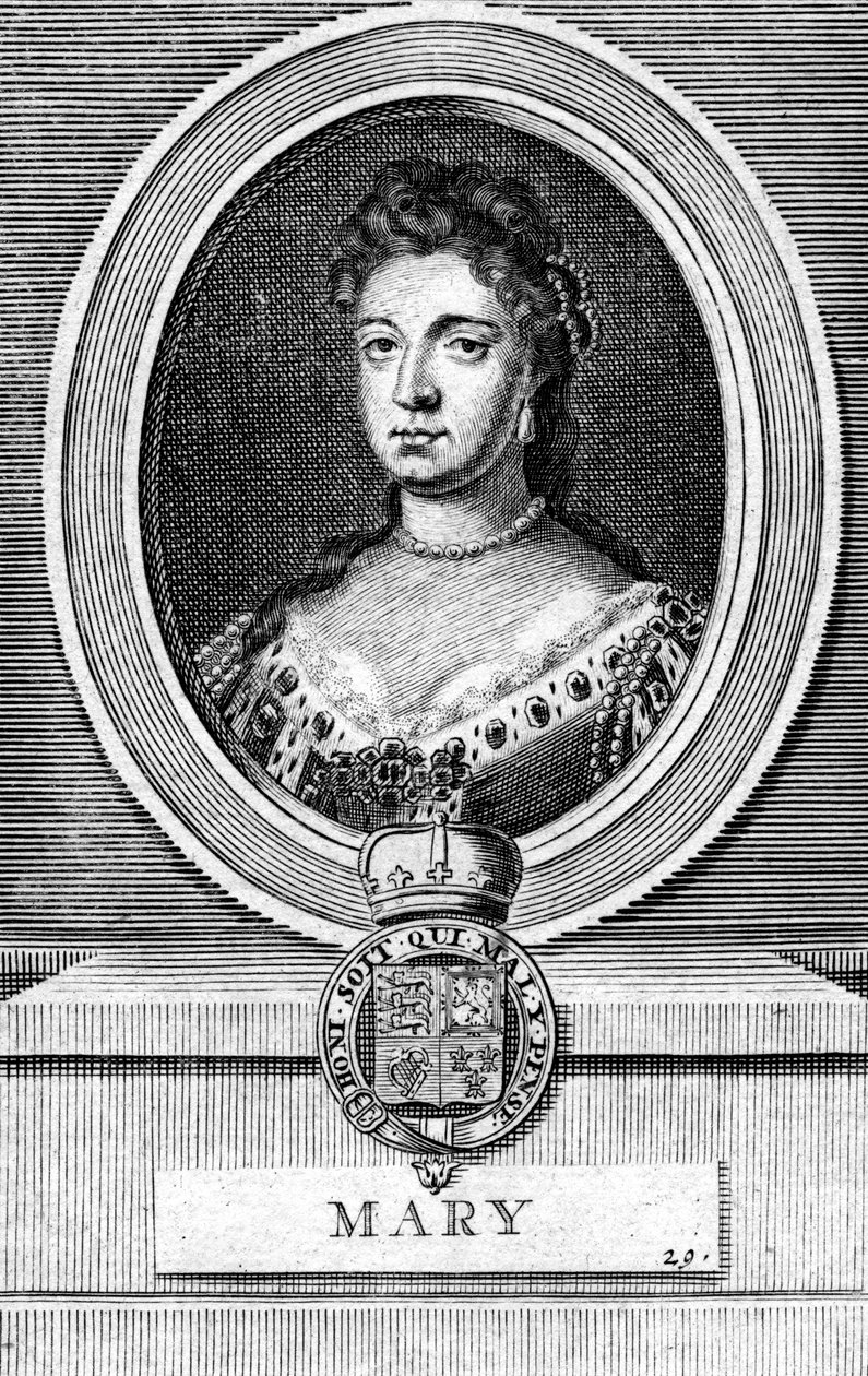 Koningin Maria II door Unbekannt