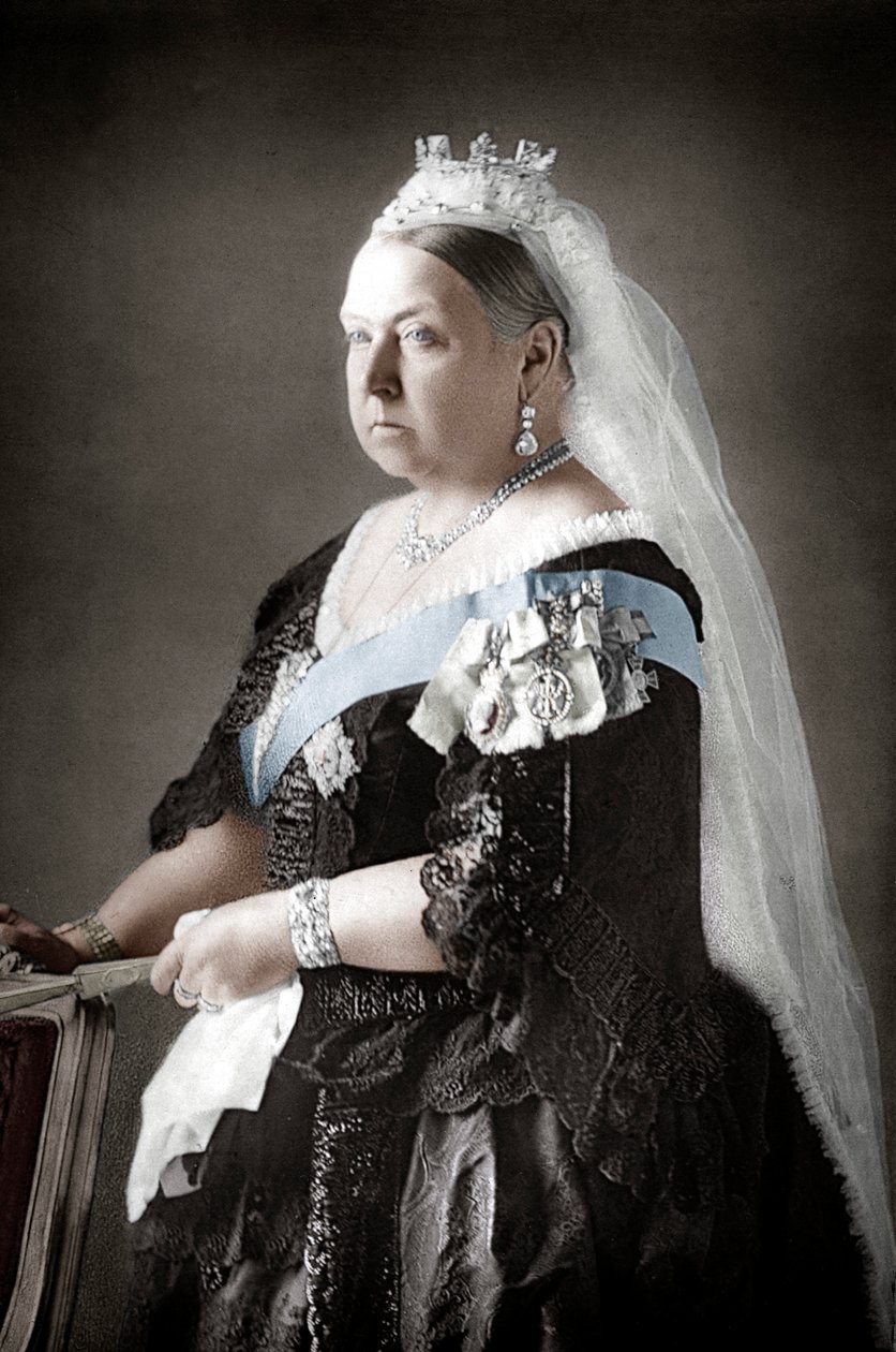 Koningin Victoria van het Verenigd Koninkrijk, ca. 1890 door Unbekannt