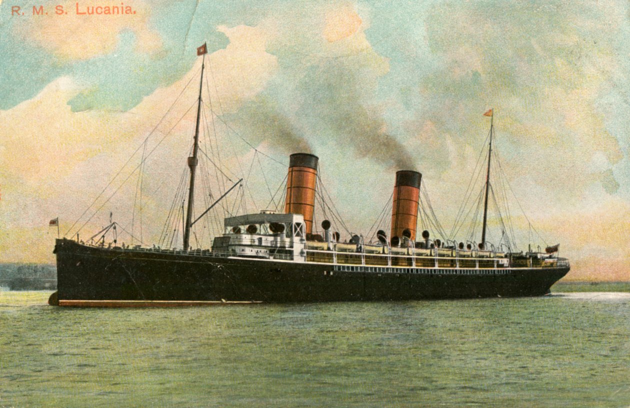 RMS Lucania door Unbekannt
