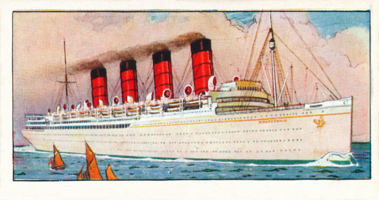 R.M.S. Mauretania door Unbekannt