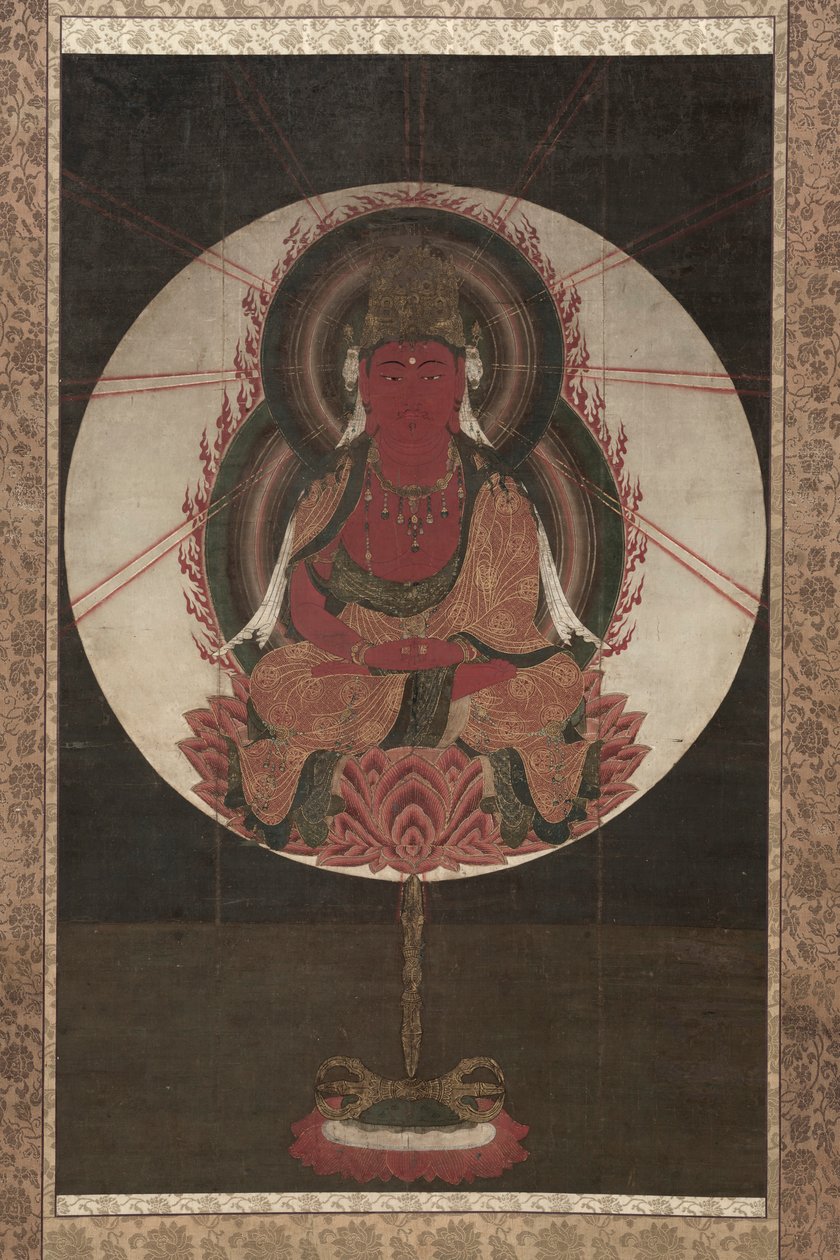 Rode Amida, 1300s door Unbekannt