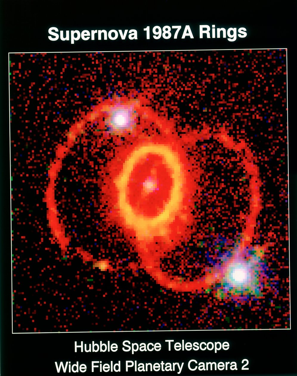 Overblijfsel van Supernova 1987A door Unbekannt