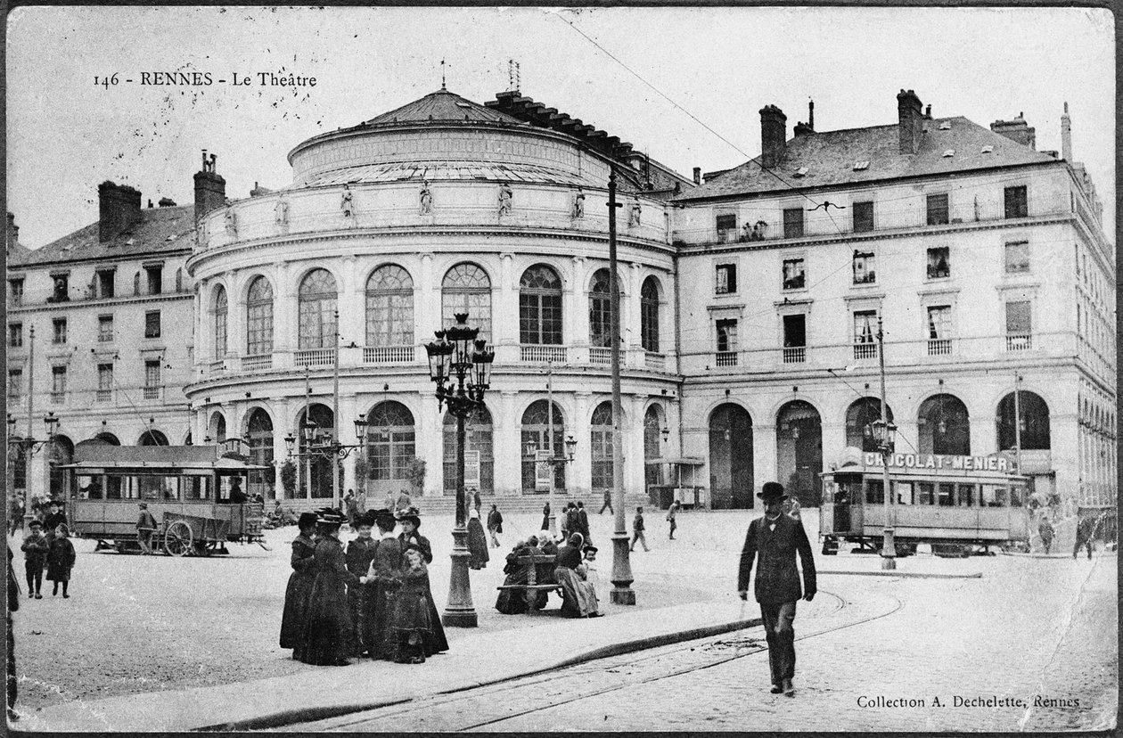 Rennes. Theater, 1900s-1910s door Unbekannt