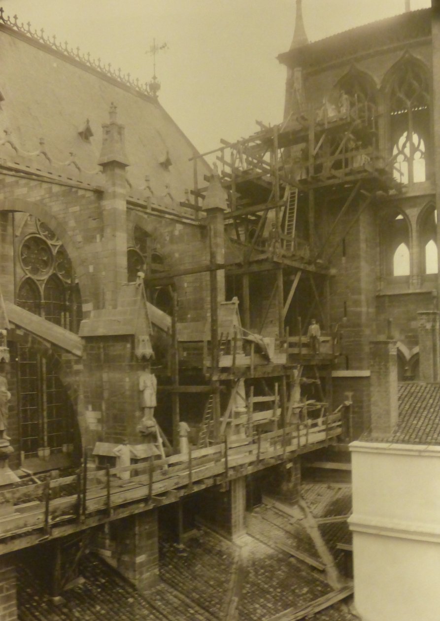 Restauratie steunberen door Unbekannt