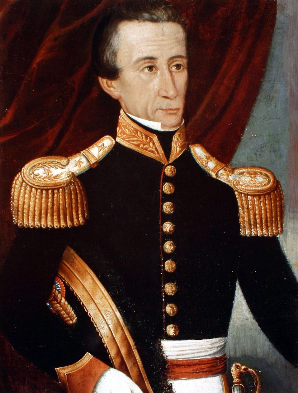 Portret van Francisco Antonio Pinto (1785-1858) door Unbekannt