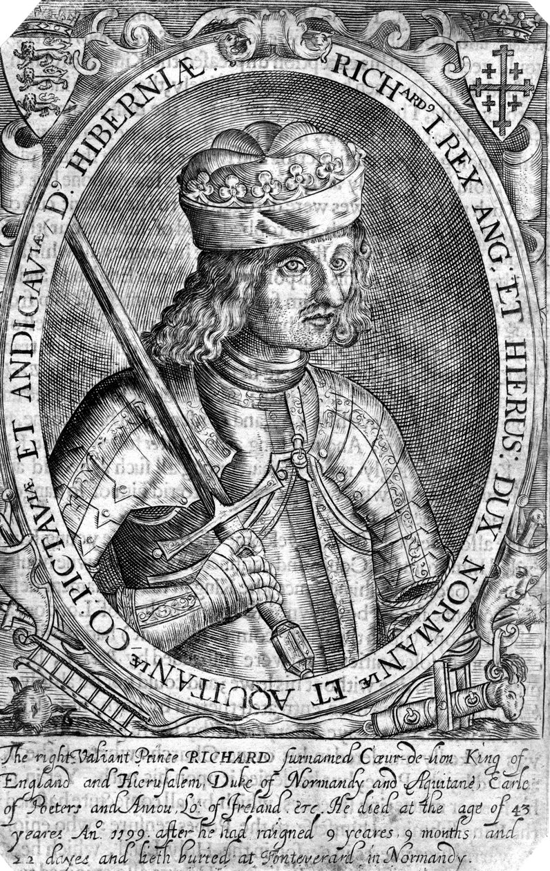 Richard I, koning van Engeland door Unbekannt