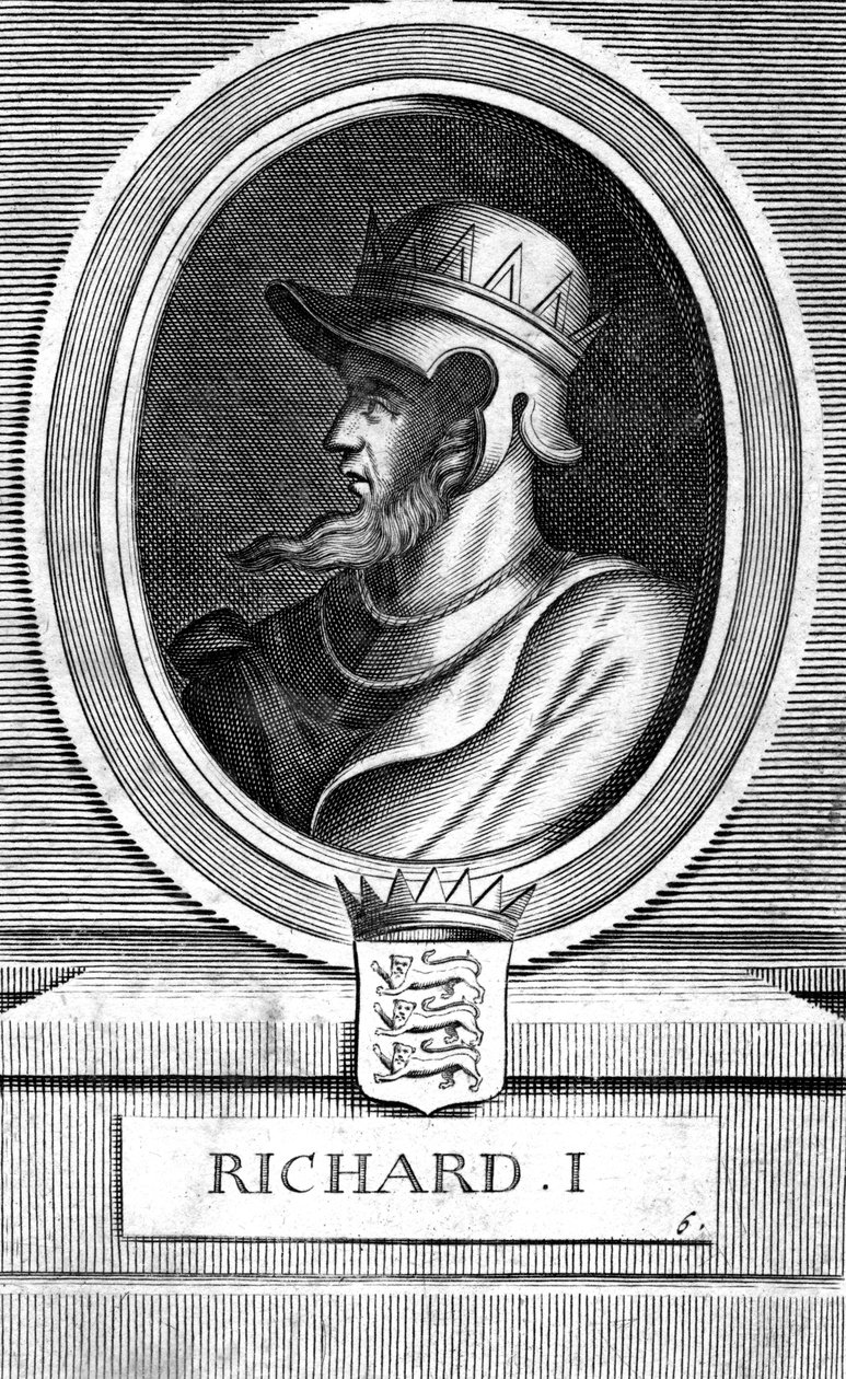 Richard I Koning van Engeland, 19e eeuw door Unbekannt