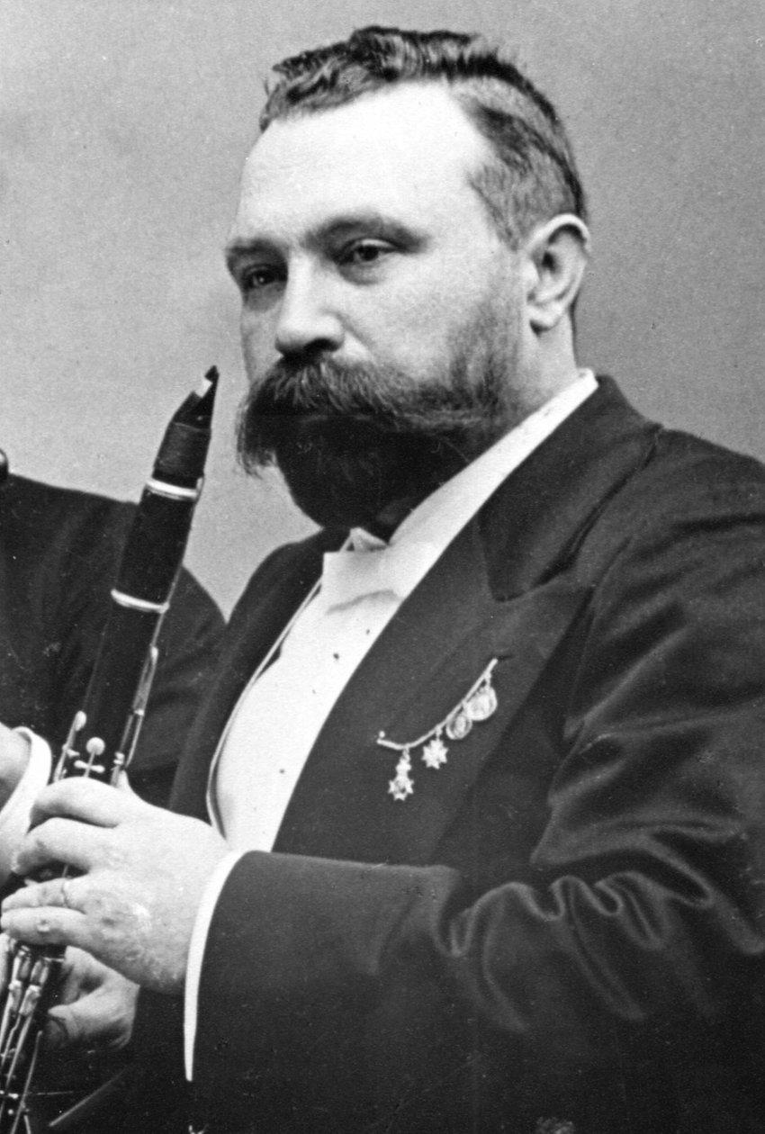 Richard Mühlfeld, Duitse klarinettist door Unbekannt