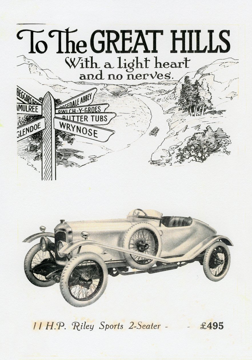 Riley MPH 2-Zitter Sport, ca. 1920s door Unbekannt