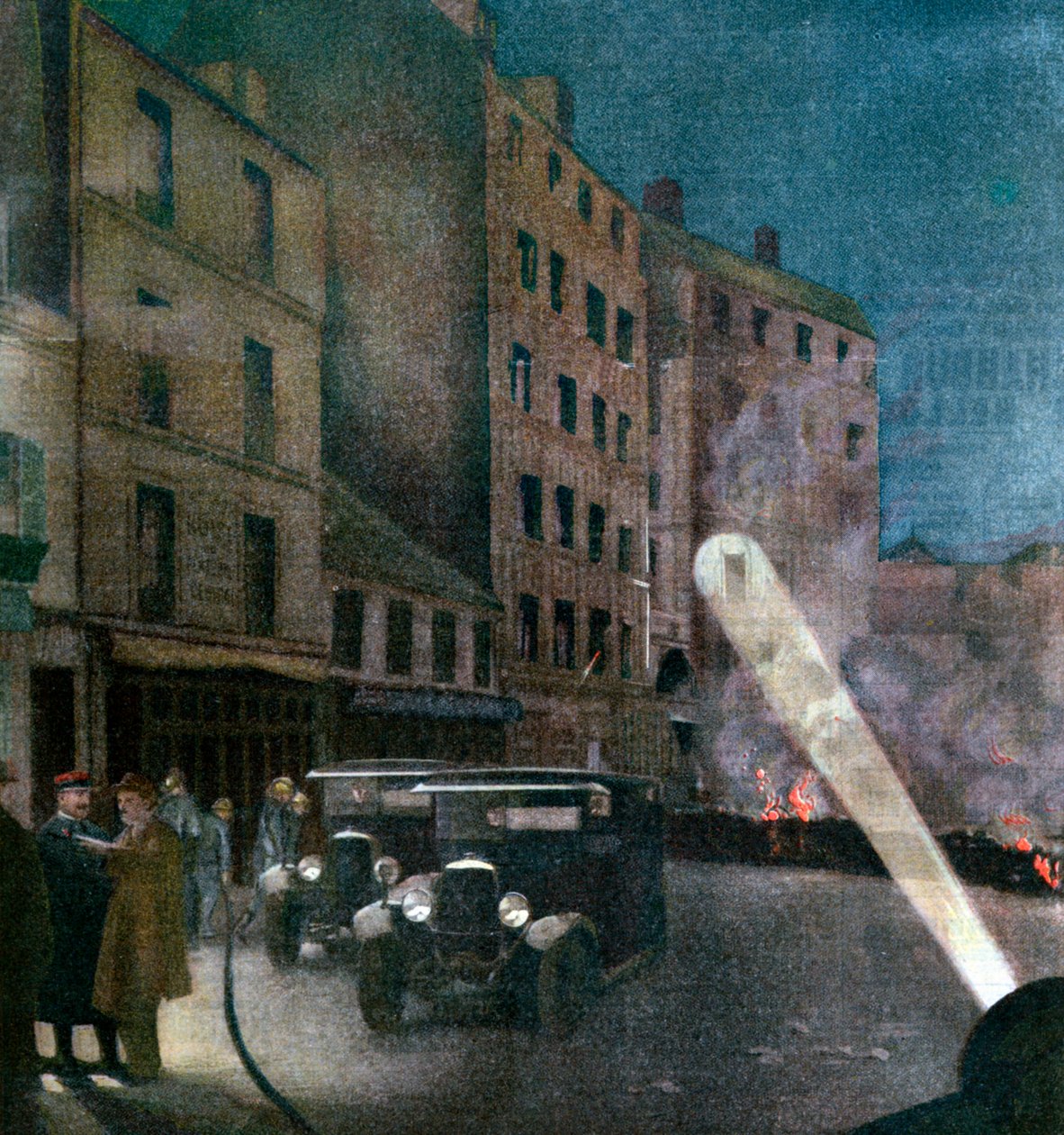 Rel op Rue Nationale, Parijs, 1934 door Unbekannt