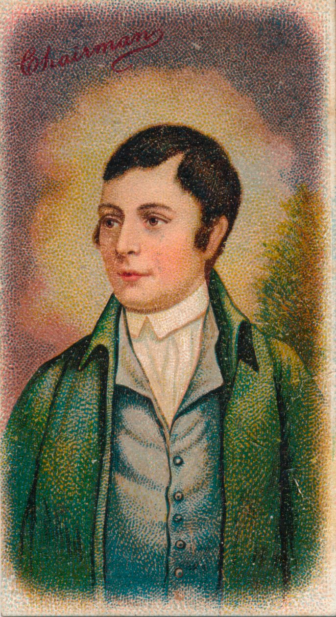 Robert Burns, Schotse dichter 1759-1796, 1912 door Unbekannt