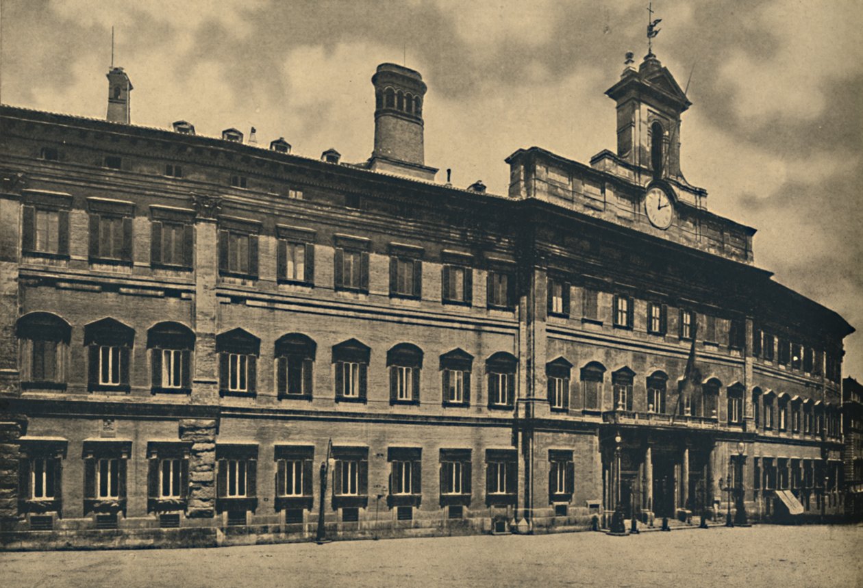 Rome - Paleis van Montecitorio, 1910 door Unbekannt