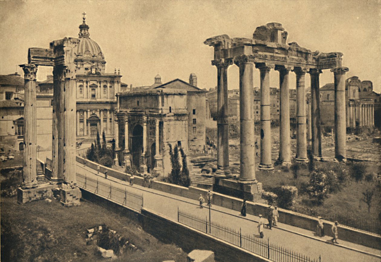 Roma - Romeins Forum, 1910 door Unbekannt