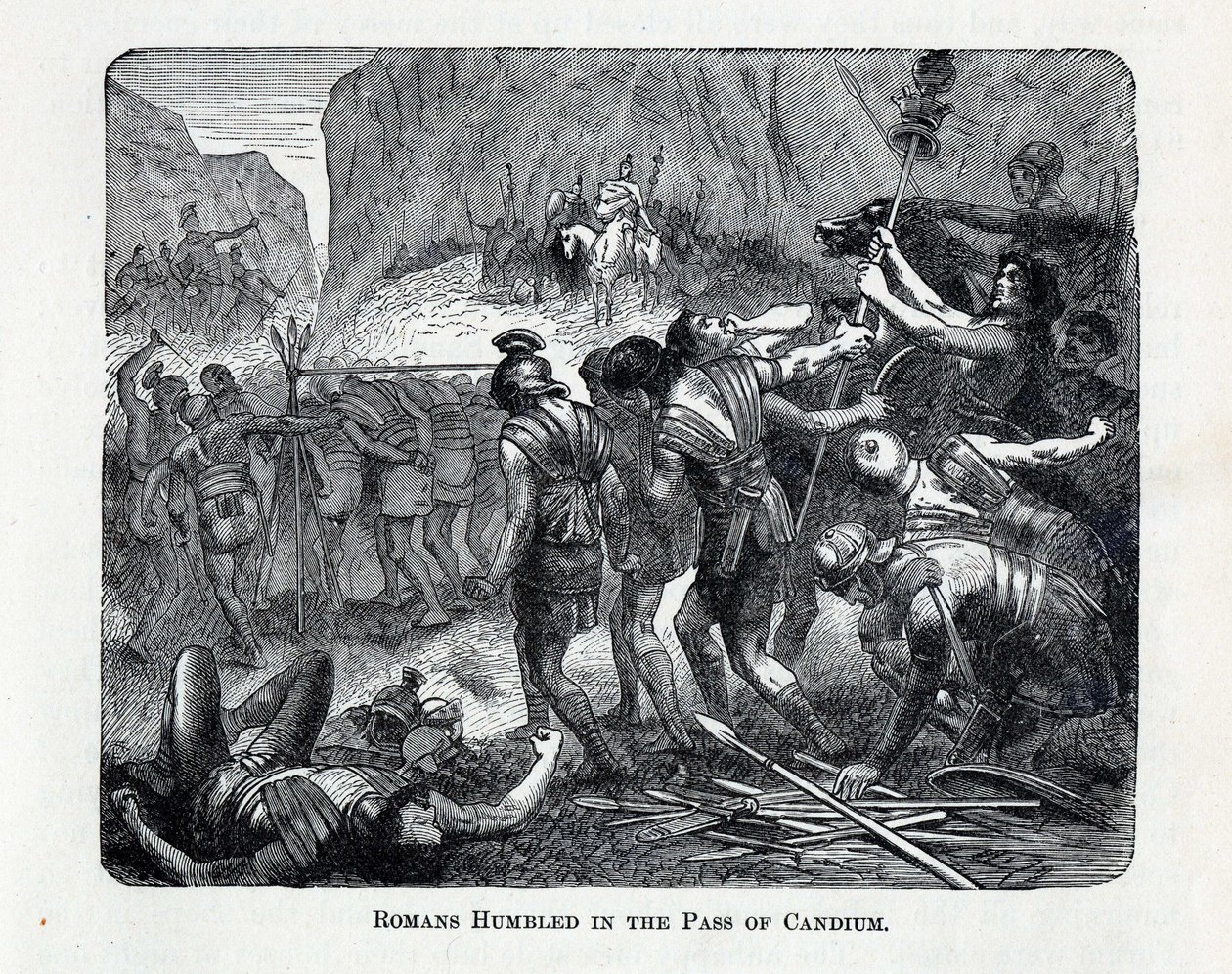 Romeinen Vernederd in de Pas van Caudium, 1882 door Unbekannt