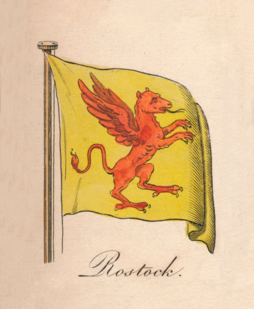Rostock, 1838 door Unbekannt