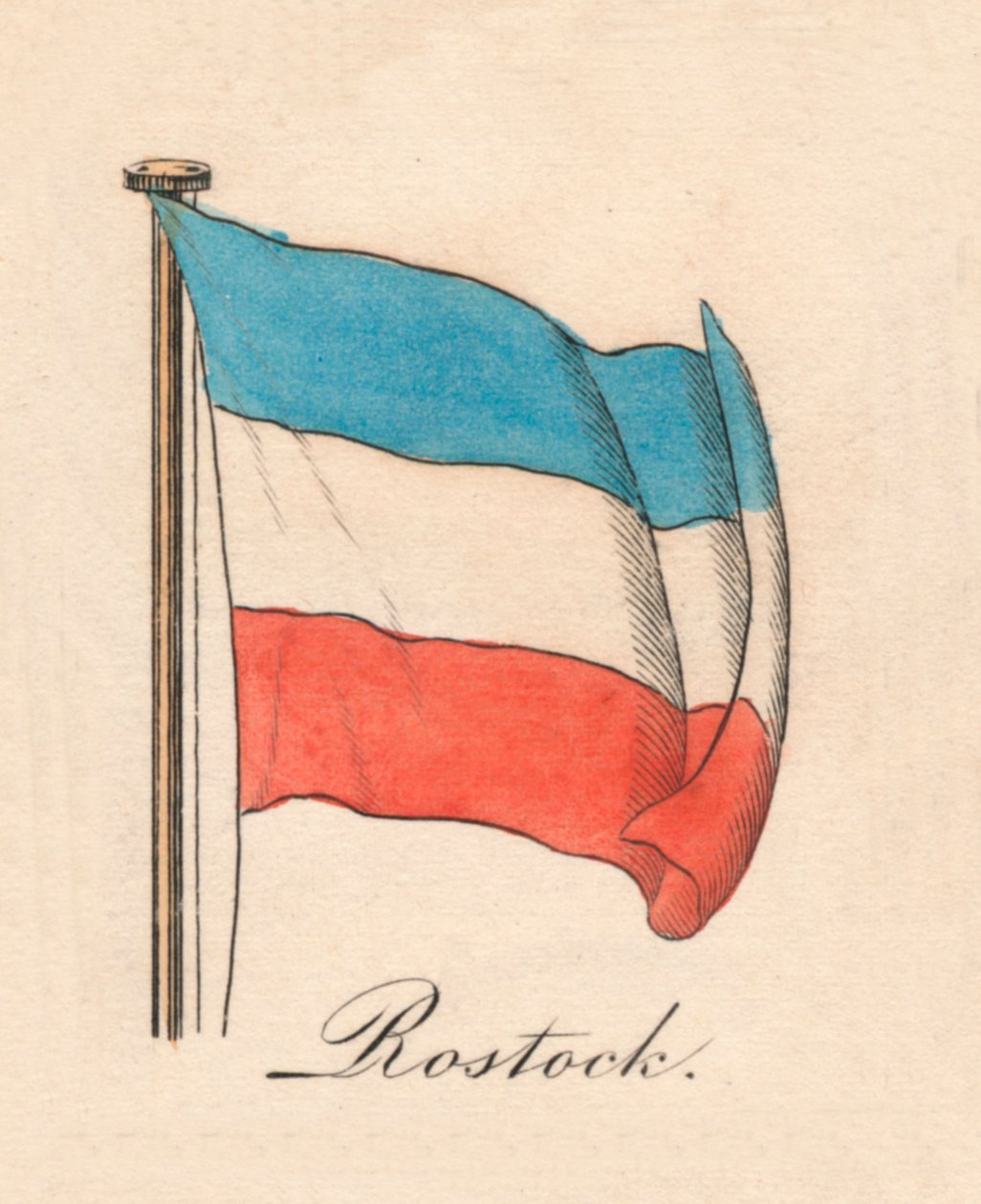 Rostock, 1838 door Unbekannt