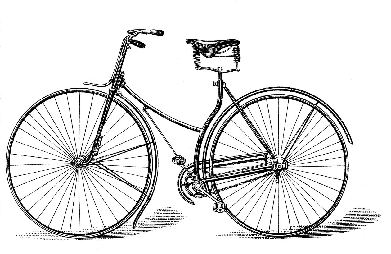 Rover Veiligheidsfiets, ca. 1885 door Unbekannt