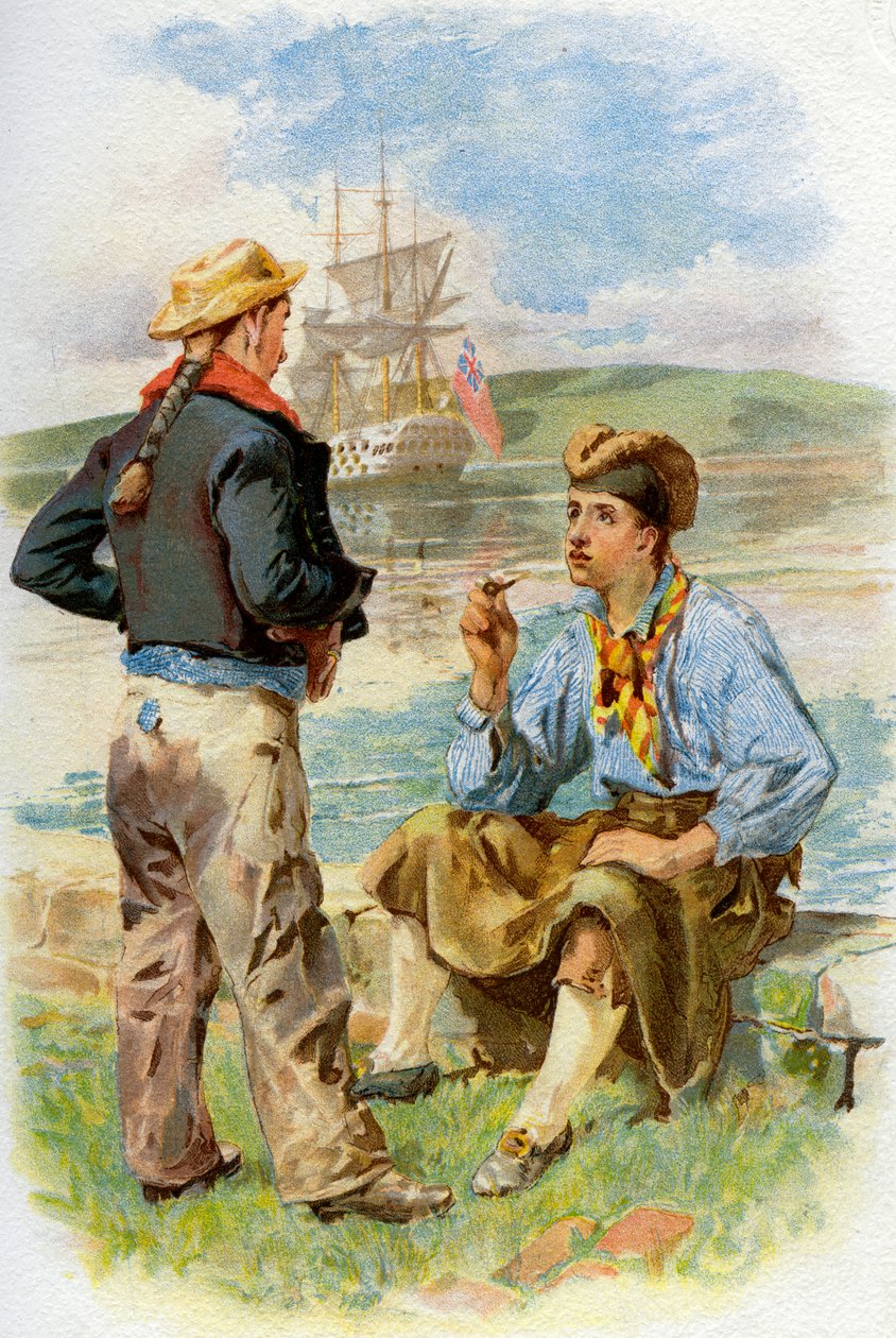 Matrozen van de Royal Navy, 18e eeuw ca. 1890-ca. 1893 door Unbekannt