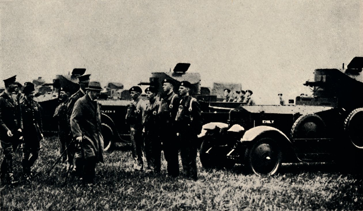 Koninklijk Tank Regiment in Duitsland, 1918, 1945 door Unbekannt