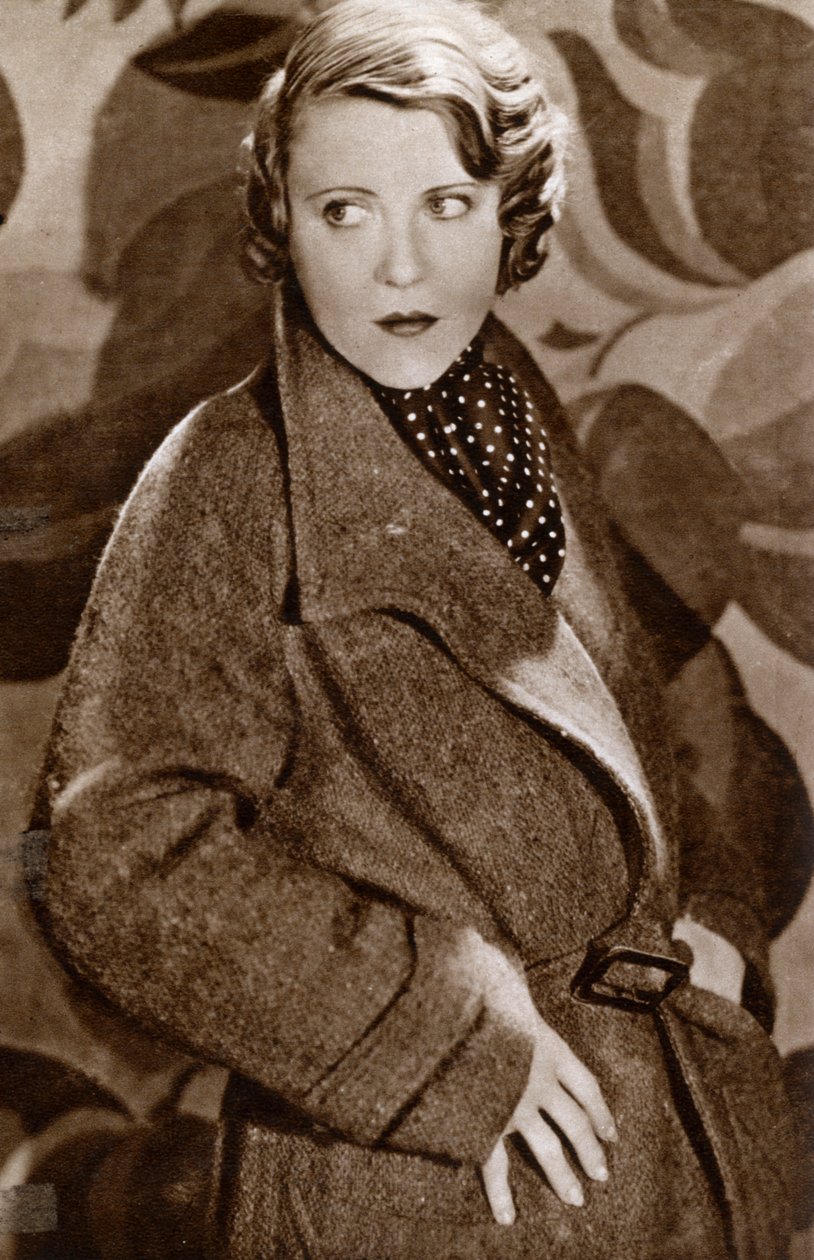 Ruth Chatterton, Amerikaanse actrice, 1933 door Unbekannt