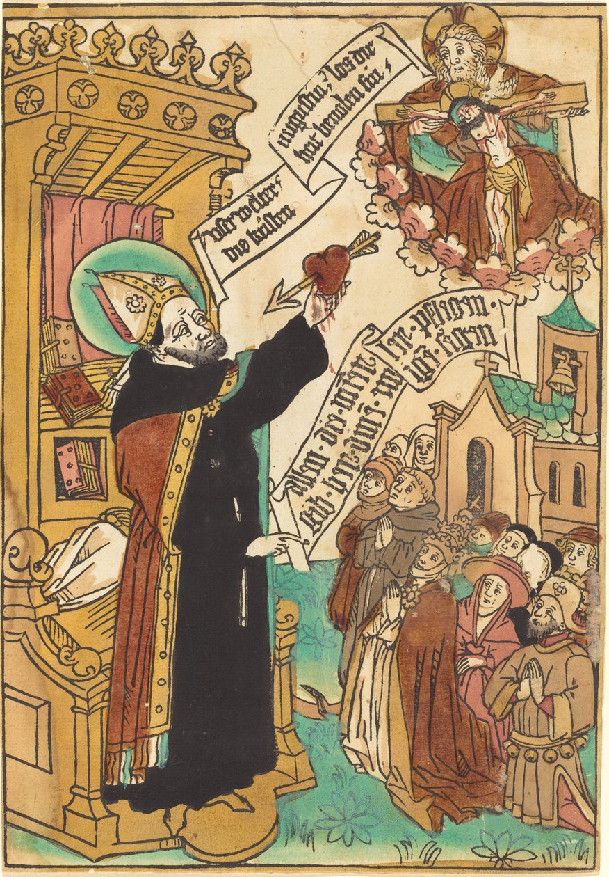 Sint Augustinus, 1450-1460 door Unbekannt