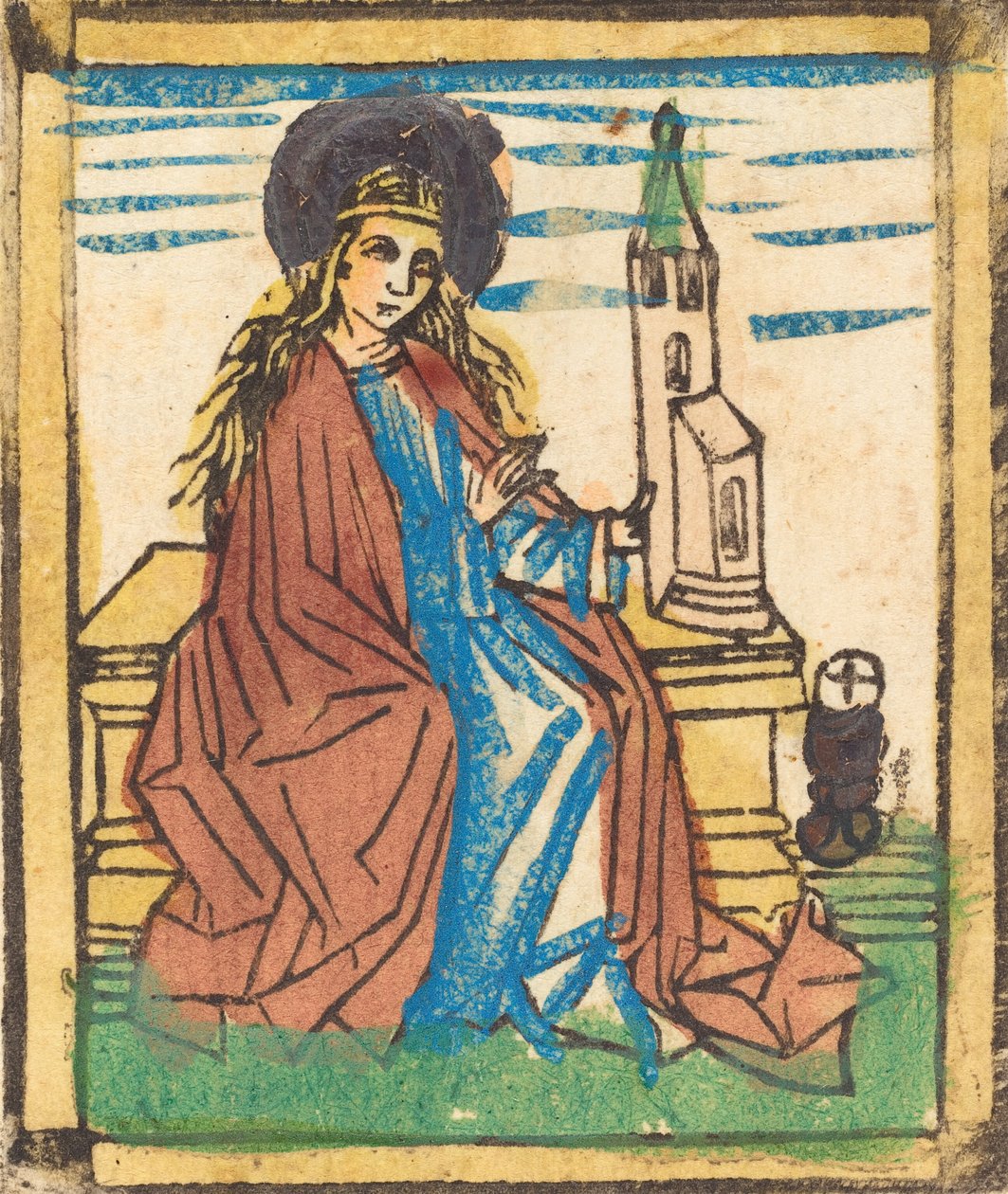 Sint Barbara door Unbekannt