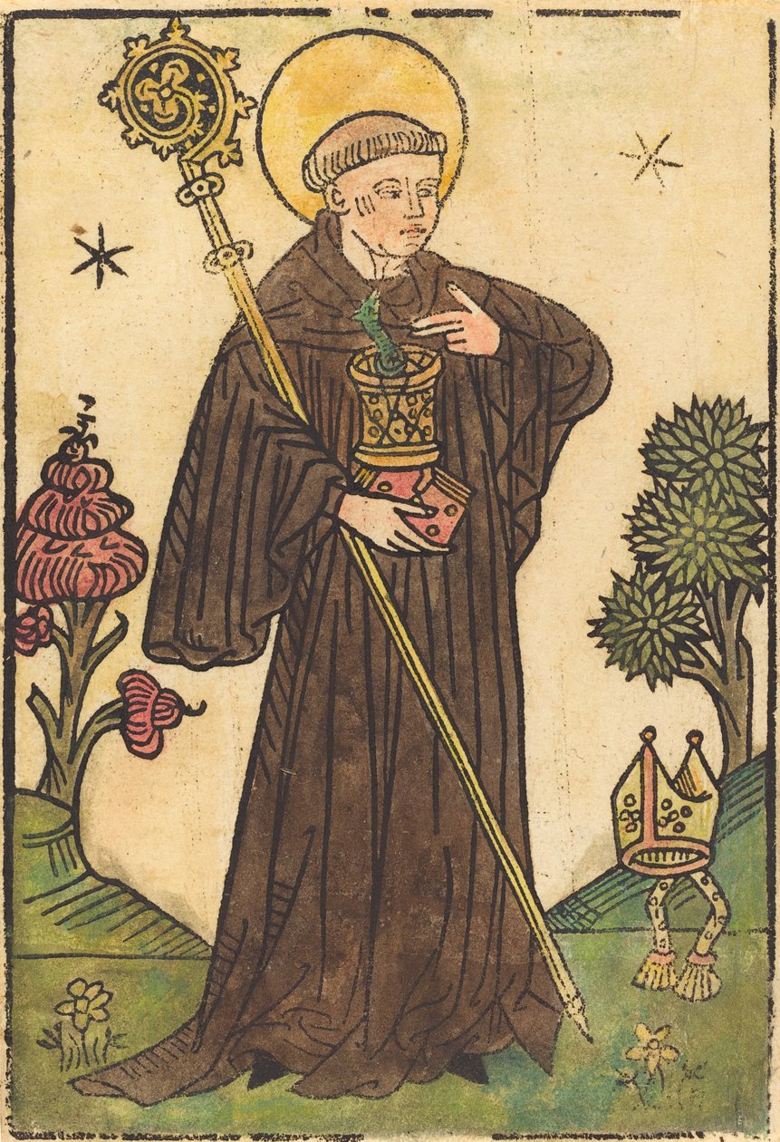 Sint Benedictus door Unbekannt