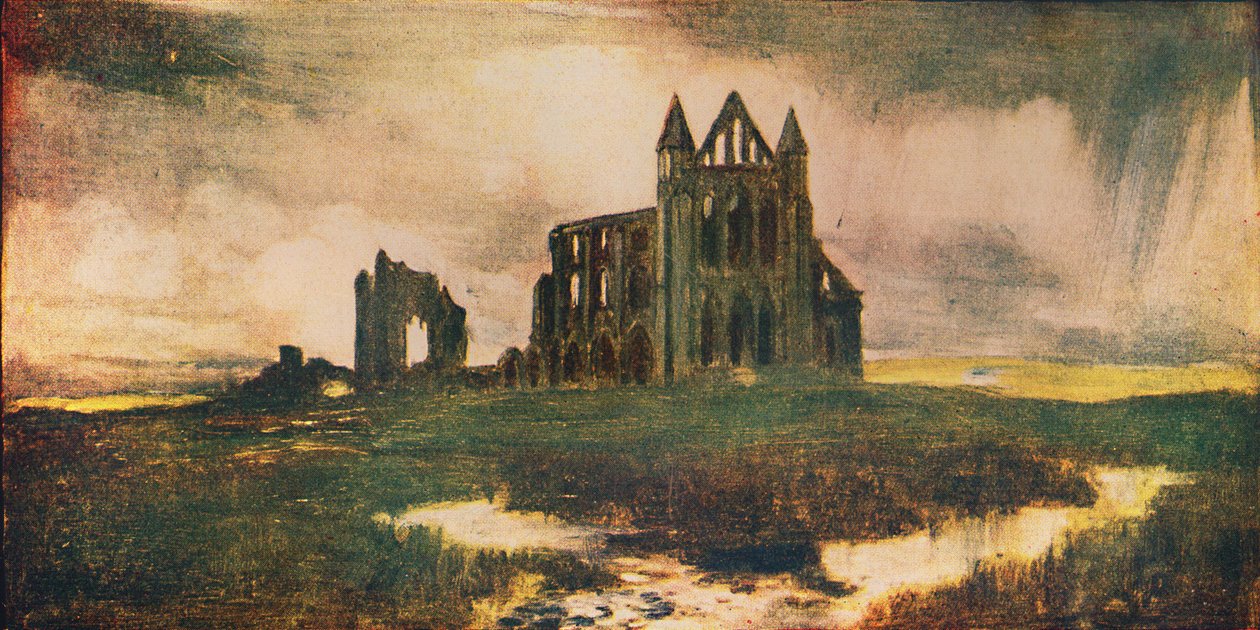Sint Hildas Abdij, Whitby door Unbekannt