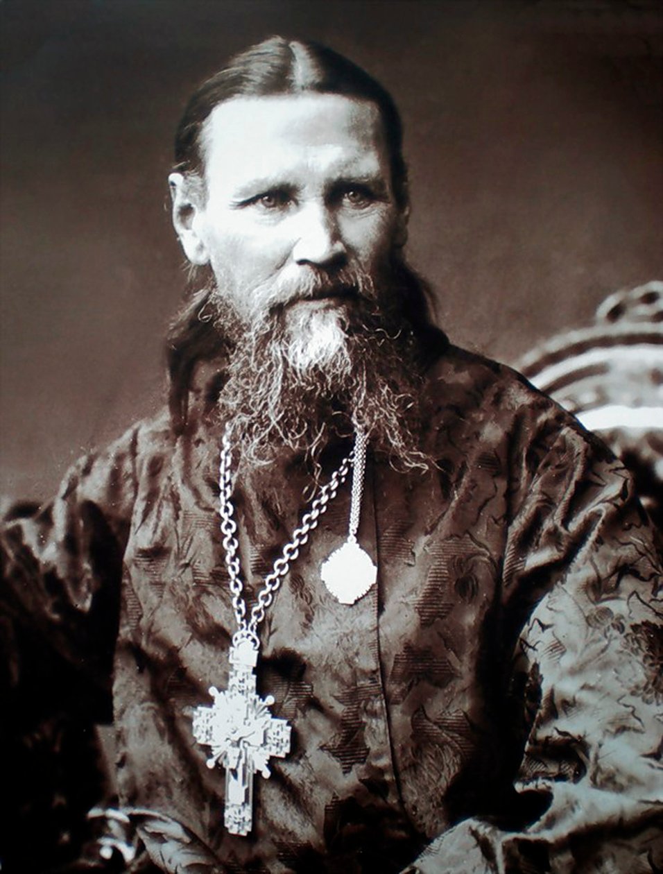 Sint Johannes van Kronstadt, Russische priester, c1900 door Unbekannt