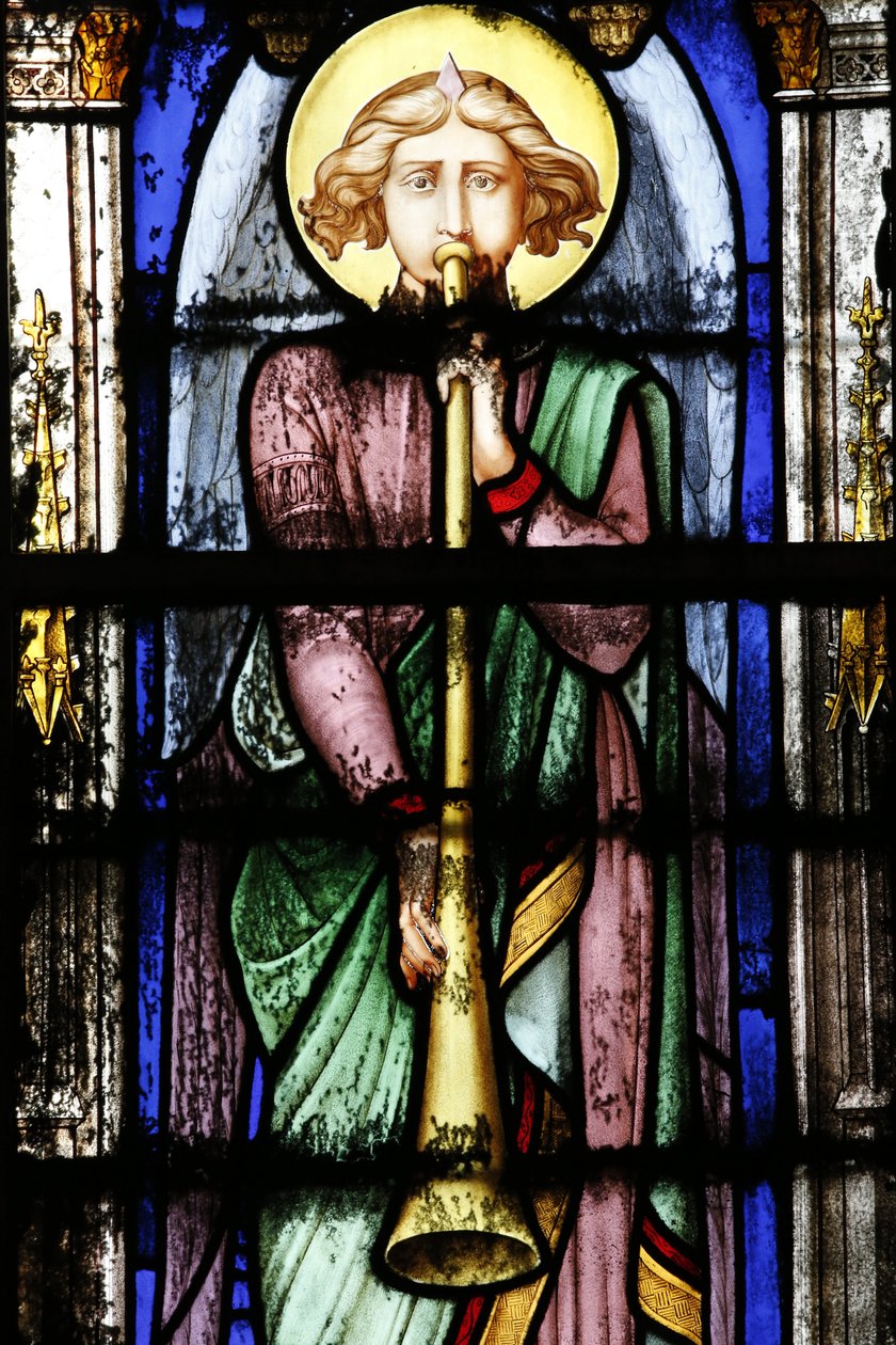 Sainte-Clotilde kerk. Engel door Unbekannt