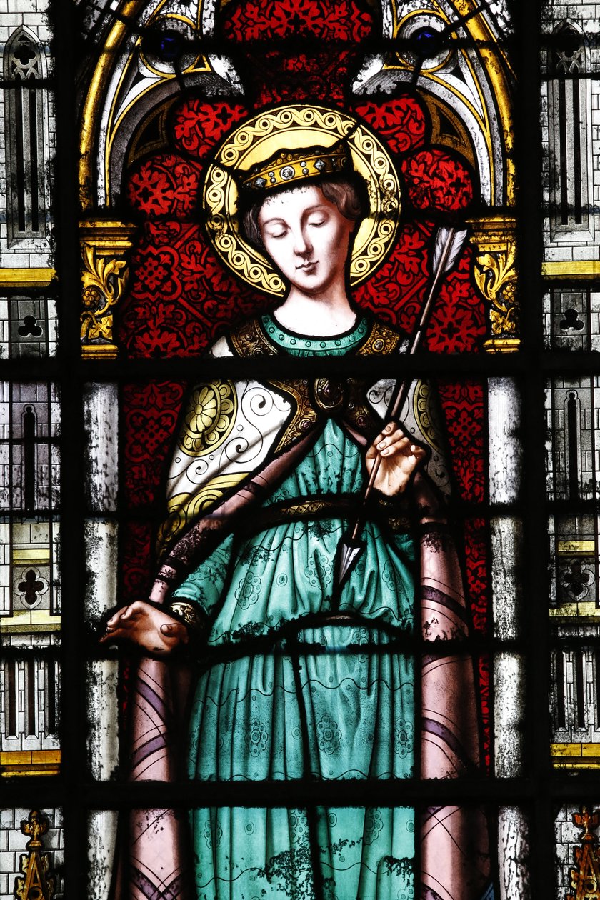 Sainte-Clotilde kerk. Sainte-Ursule door Unbekannt