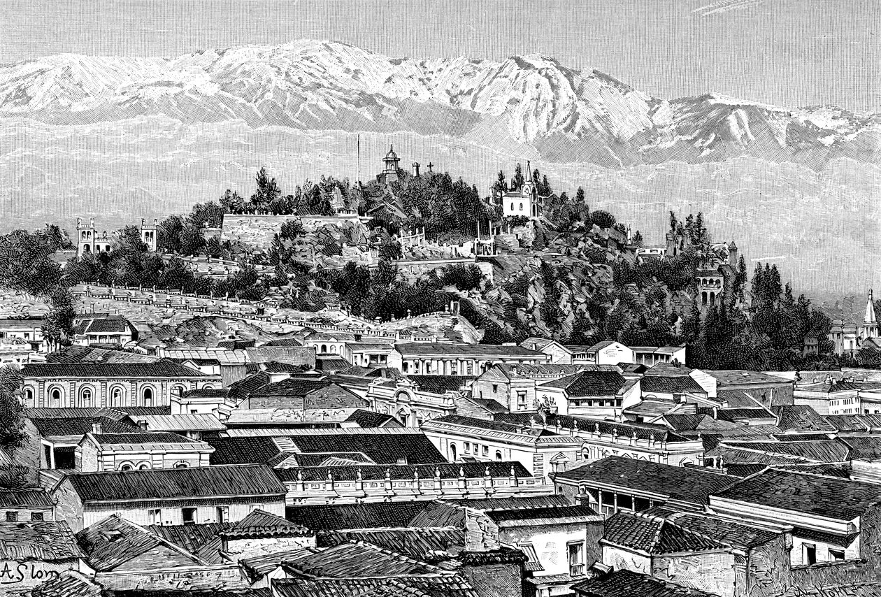 Santiago, Chili, 1895 door Unbekannt