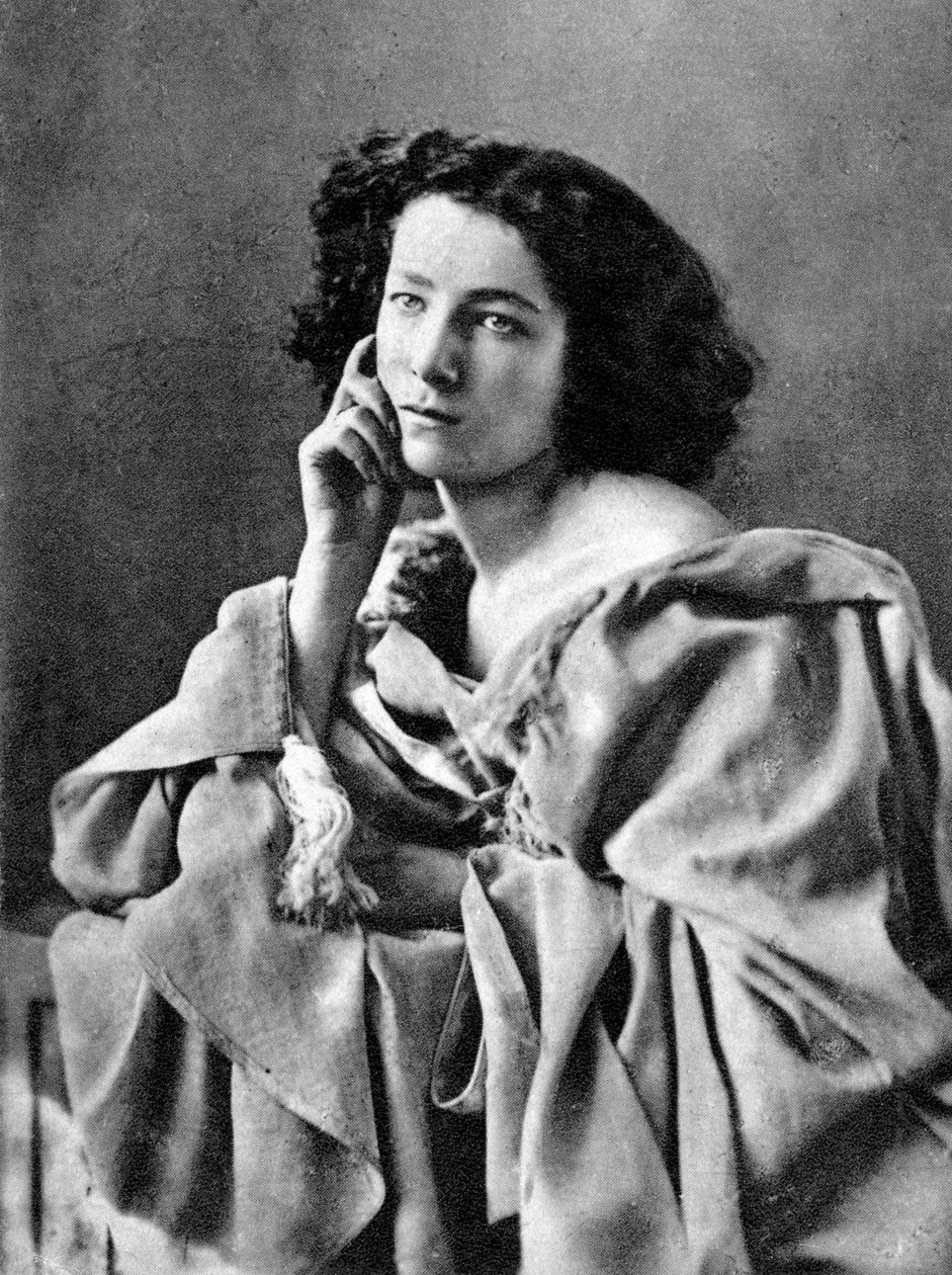 Sarah Bernhardt, Franse actrice, 1869 door Unbekannt