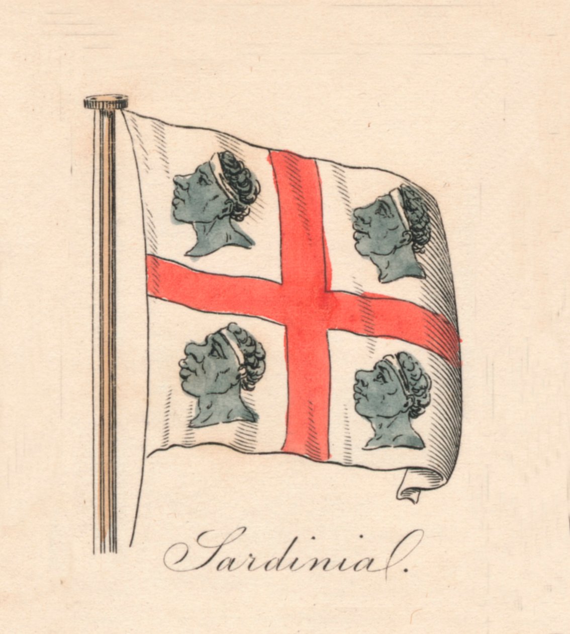 Sardinië, 1838 door Unbekannt