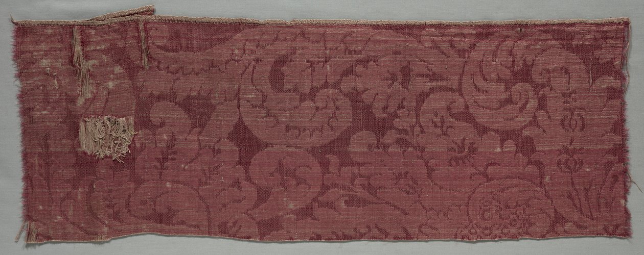 Satijnen Textiel, eind 1600s door Unbekannt