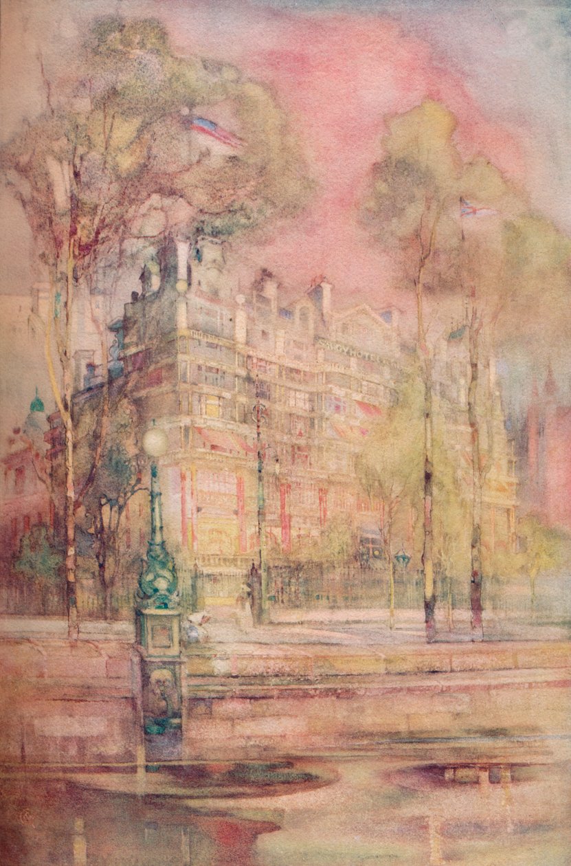 Savoy Hotel, Londen door Unbekannt