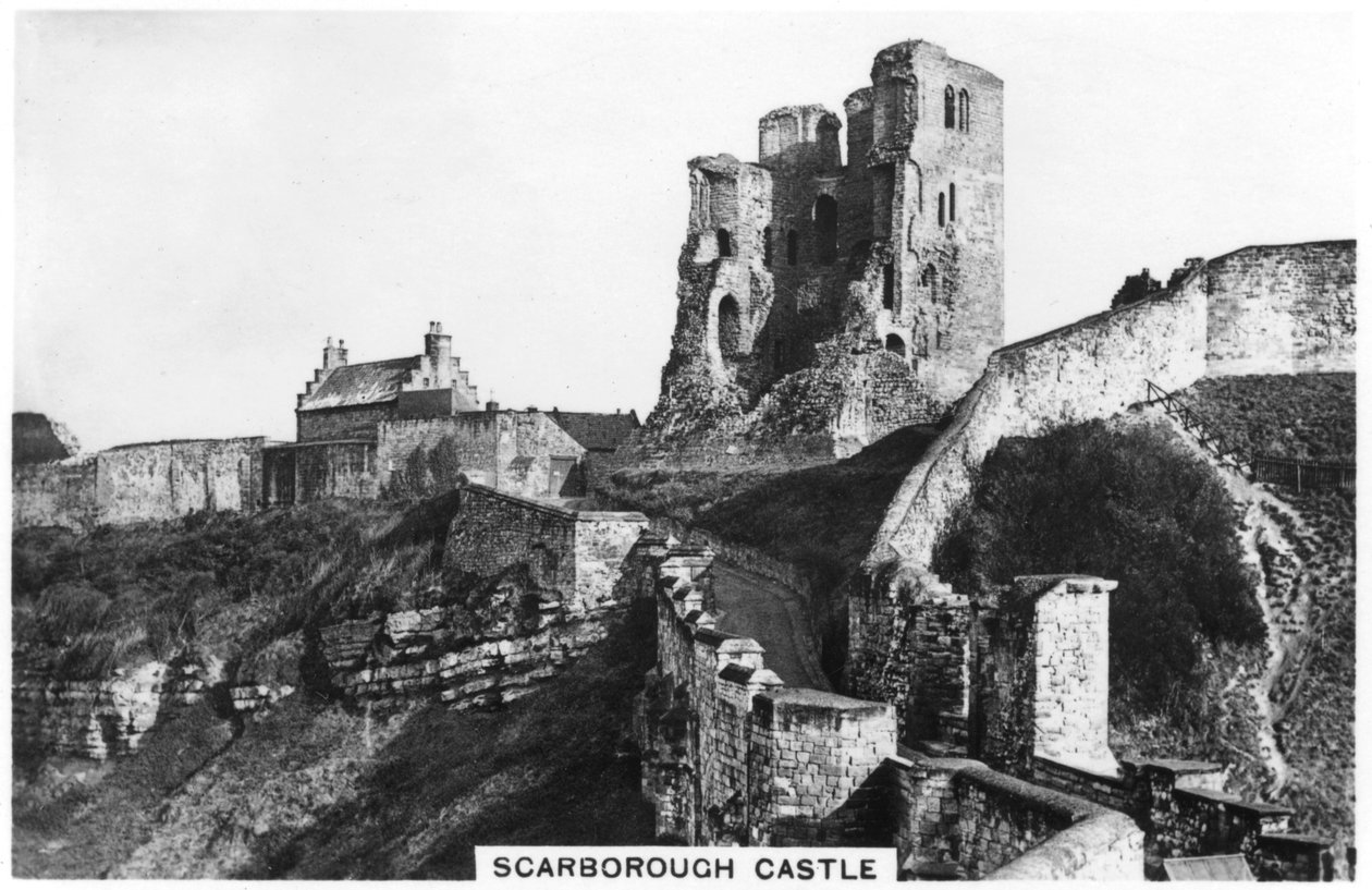 Kasteel van Scarborough door Unbekannt