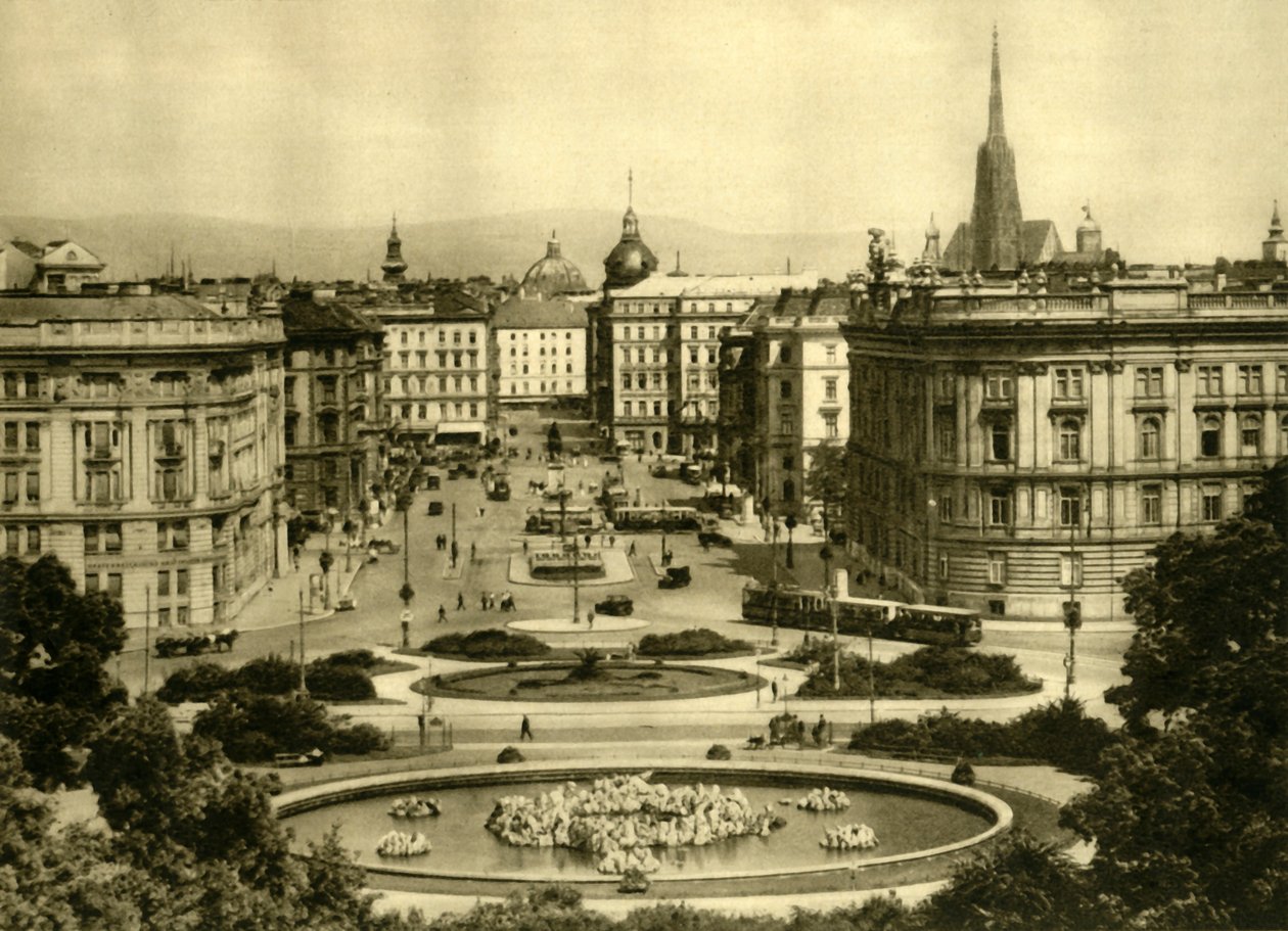Schwarzenbergplatz, Wenen, Oostenrijk, c1935 door Unbekannt