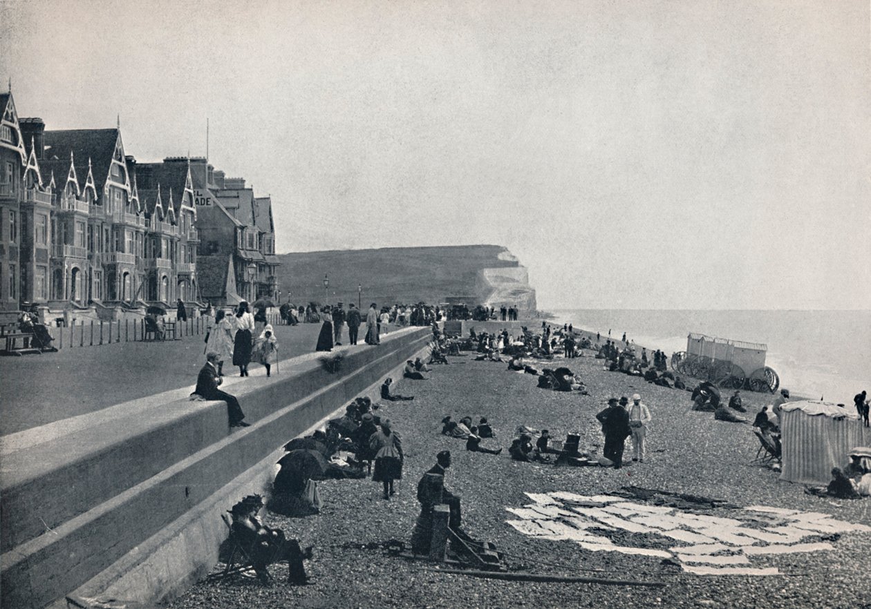 Seaford - De Parade, 1895 door Unbekannt